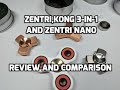 Zentri, Kong 3-in-1 and Zentri Nano Fidget Spinner Review and Comparison