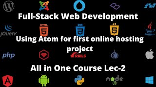 Full Web Stack Development Course. Front and backend developer. Web Development Bootcamp & Roadmap.