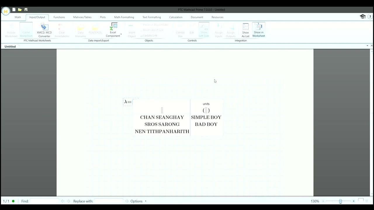 How to use COMBO BOX in MATHCAD - YouTube
