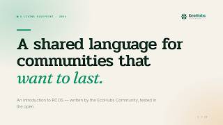 An Introduction to RCOS — The Regenerative Community Operating System