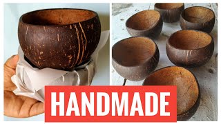 Как приготовить миску или кумбуку с кокосовой скорлупой - идея ручной работы
