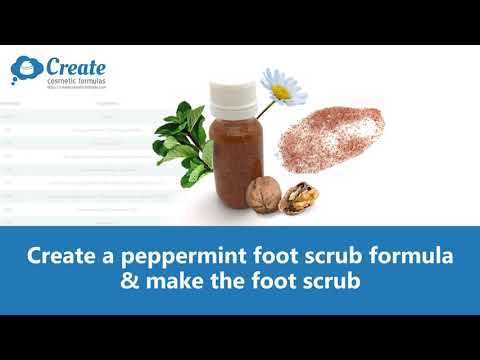 Cara membuat kaki scrub Peppermint