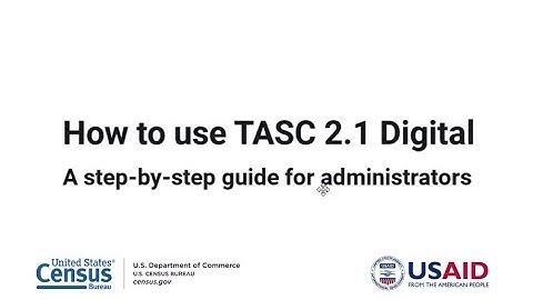 How to Use the TASC 2.1 Digital