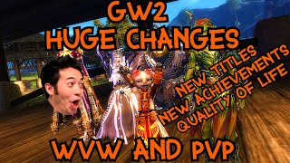 GW2 New Competitive Modes Massive Update - Not expected at all!