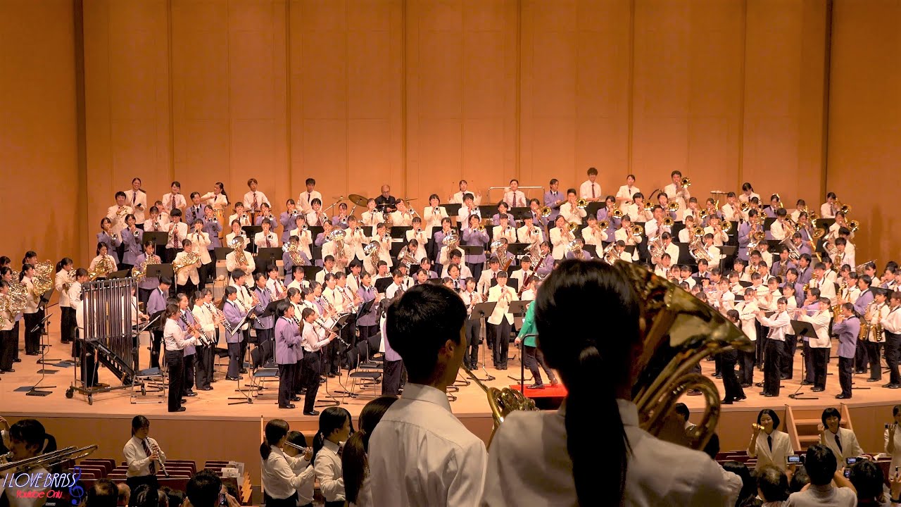 【箕面自由×早稲田摂陵×立命館大学】合同演奏 / 立命館大学AutumnConcert2019 / ♪鷲の舞うところ ♪アルヴァマー序曲 ♪ジュビリー序曲 ♪オーメンズ・オブ・ラブ
