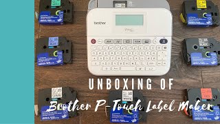 Unboxing of Brother P-Touch Label Maker (PTD-400AD)