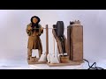 Video: Man with olive mill 25 cm moving series