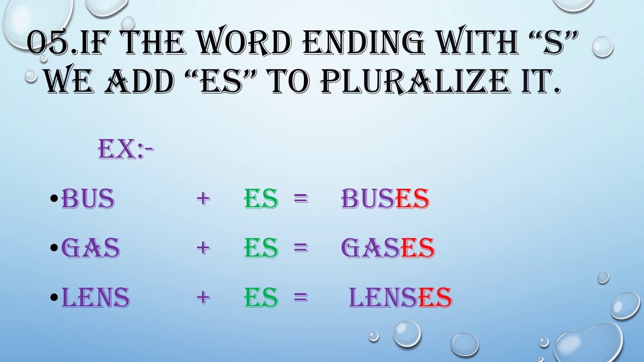 Pluralize PLURALIZATION - YouTube