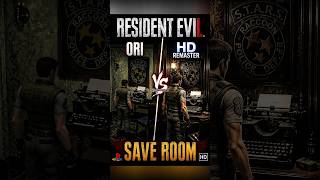 Resident Evil 1 Save Room: PS1 Original vs HD Remaster 🎵🔥