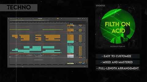 How to make techno in Ableton live / template - Filth on acid