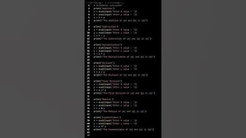 Python Arithmetic operator [ for python beginners ] @Pawansrikanth_2005 #pawansrikanth #python