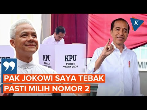 Ganjar Menebak Pilihan Presiden Jokowi dalam Pemilu 2024