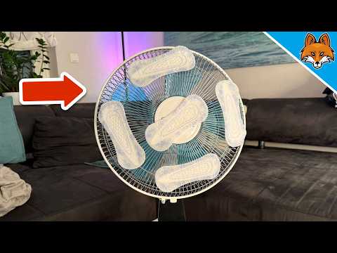 Klebe Slipeinlagen an den Ventilator und STAUNE WAS PASSIERT💥(Genialer Trick)🤯