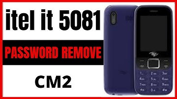 ITEL IT5081 Itel IT5010 IT5080 Phone Reset Password Cm2 Pin Code unlock 100% Fix cm2