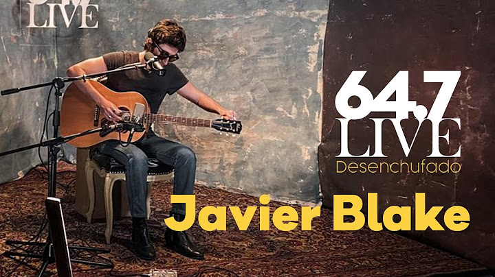 Javier Blake "Dice que se va el próximo mes" Versión acústica en el 64.7LIVE