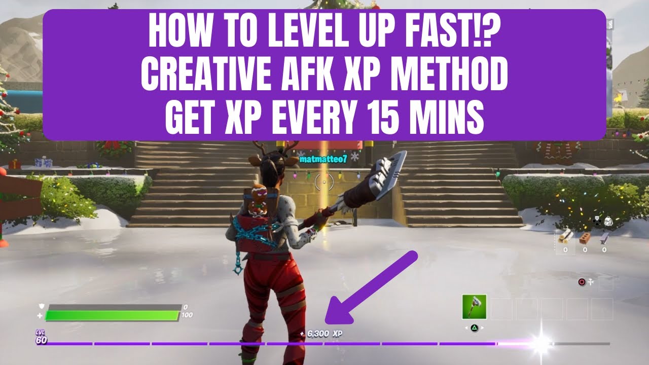 How To Level Up Fast Fortnite Season 5 Creative AFK Method