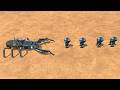 Sawtooth Stag Beetle VS Robot Armies AOW Age Of Warbots