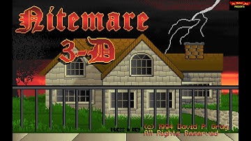 Nitemare 3D (1994) - DOS Gameplay Video (PC MS-DOS)