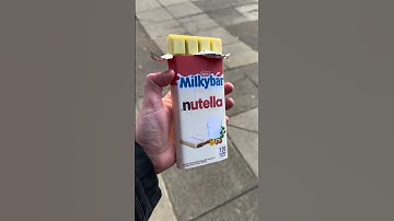 Can you think of a better chocolate bar?! Nothing beats Nutella Milkybar! 🥹