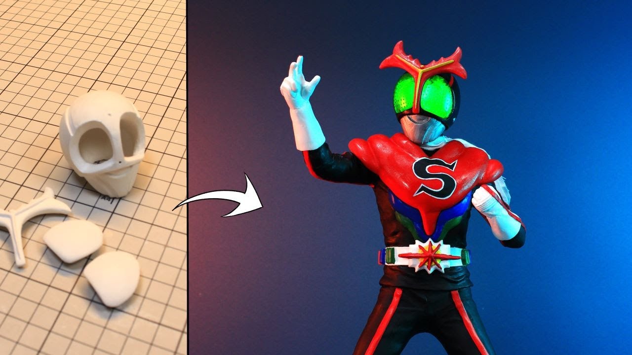 仮面ライダーストロンガー ソフビフィギュア 仮面ライダー 作成途中 ジャンク maxresdefault.jpg