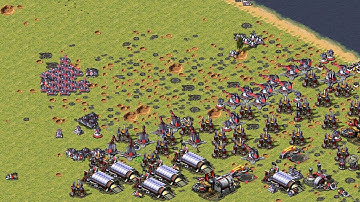 Red Alert 2 -- The future of D- Day - Extra Hard Ai -- 7 vs 1