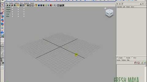 Fresh Maya Tutorial:  Zero To Hero (Episode 0002) Camera Manipulation