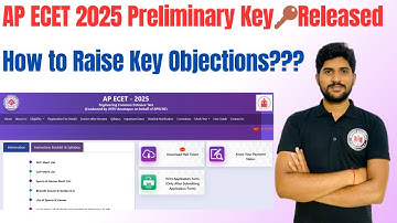 AP ECET 2025 Preliminary Key Released 🔑 | How to Raise Objections Step-by-Step | ap ecet counseling
