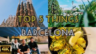 Top 5 places to Visit in Barcelona | Day 1 | Barcelona Travel Vlog