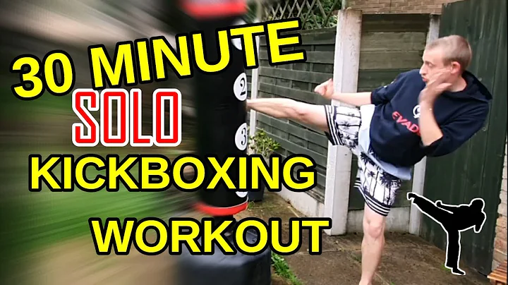 30 Minute Kickboxing HIIT Workout With Heavy Bag