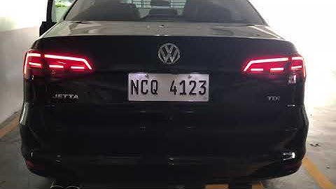 VW Jetta sequential tail lights