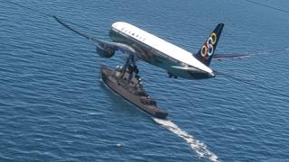 brave plane ;; flying low over ships / game screenshot 4