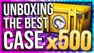 OPENING 500 OF THE BEST CS:GO CASE