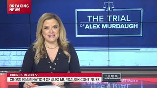 Alex Murdaugh on the stand.  Prosecutor Creighton Waters grilling Alex on timeline from June 7th.