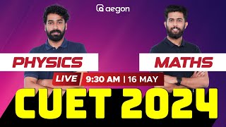 CUET LIVE CLASS PHYSICS & MATHS | AEGON LEARNING