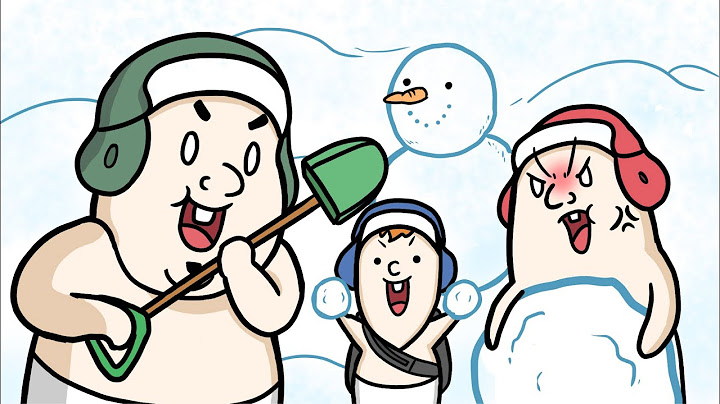 Funny babies [Snowball fight l ENG SUB]