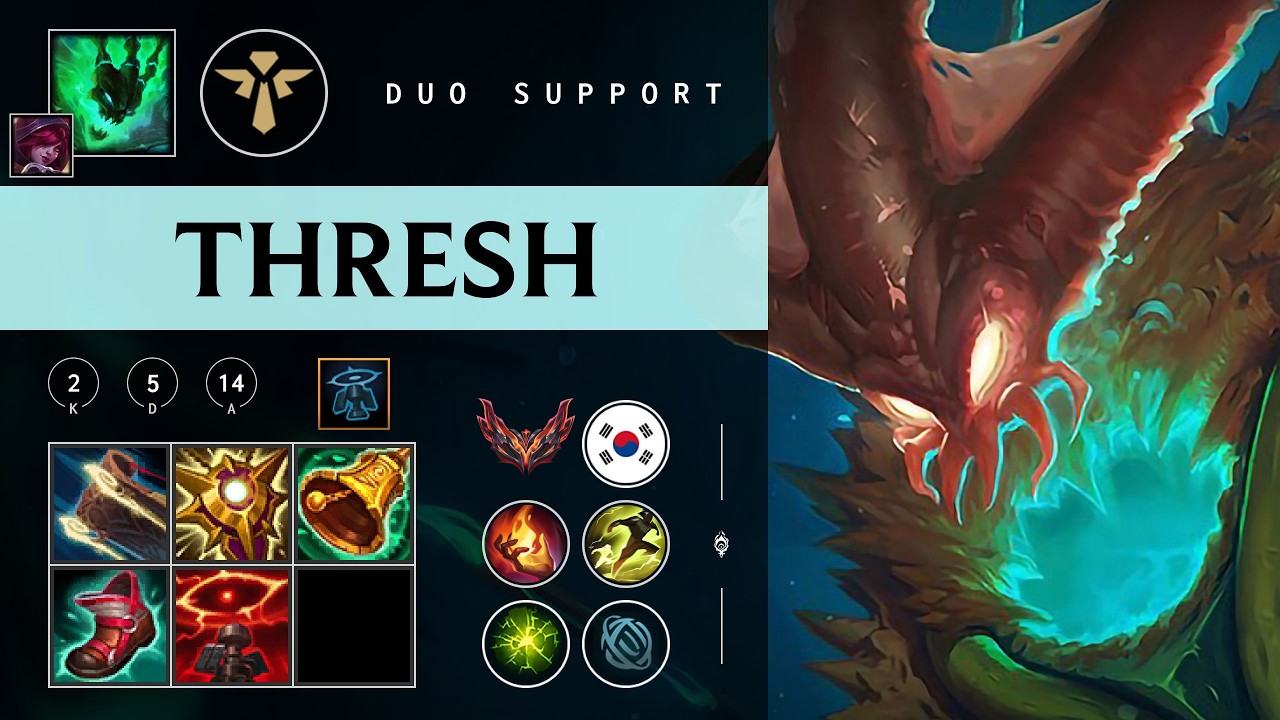 Thresh Support vs Blitzcrank - KR Grandmaster Patch 26.04