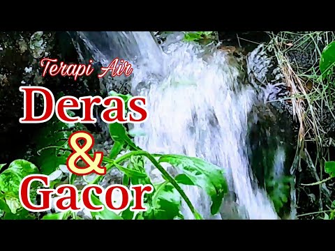 1 jam suara gemericik air mengalir tenang dan jernih