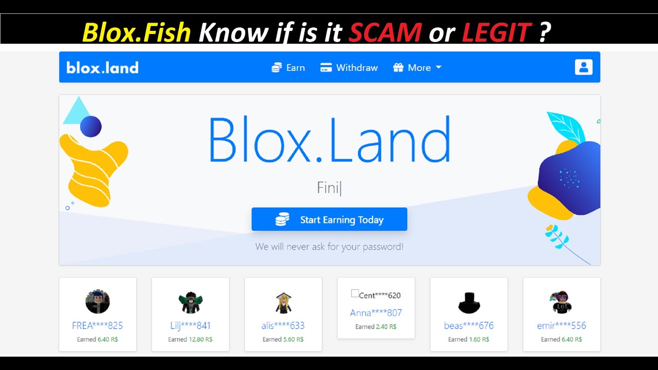 Is blox.fish a Scam?