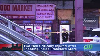 Double Shooting In Frankford Leaves 2 Men Critically Injured