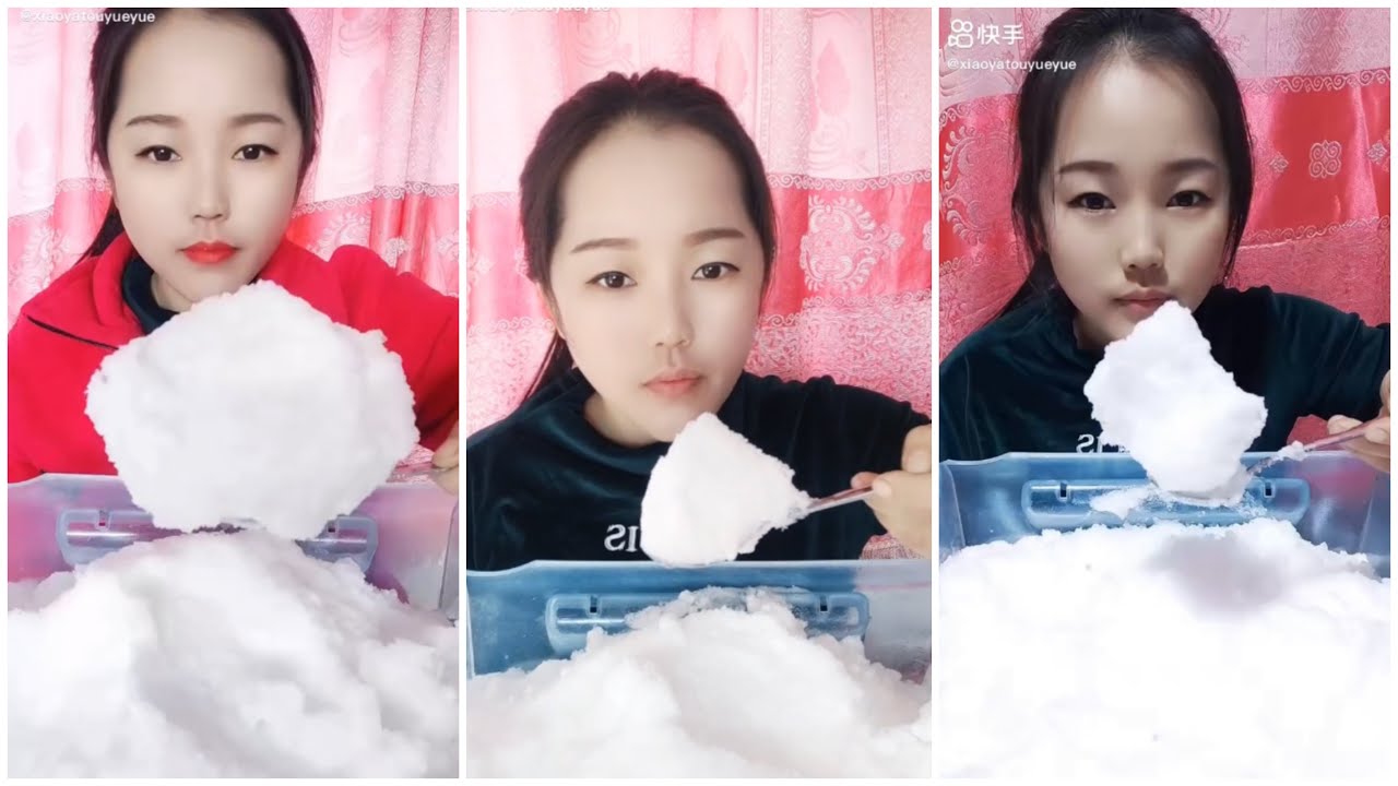 EP.1 EATING ICE | FREEZER FROST.asmr iceeating #freezerfrost #iceeating