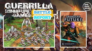 Grimdark Future: BROKEN TRUTH Battle Report - Robot Legions vs. Saurian Starhost