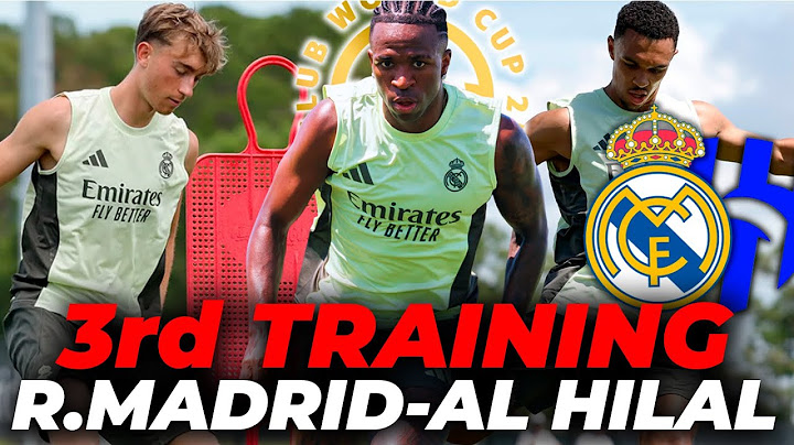 REAL MADRID TRAINING IN FLORIDA without MBAPPÉ before REAL MADRID vs. AL HILAL