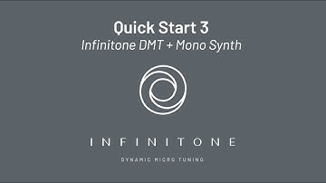 Infinitone DMT Quick Start 3 - Infinitone DMT + Mono Synth