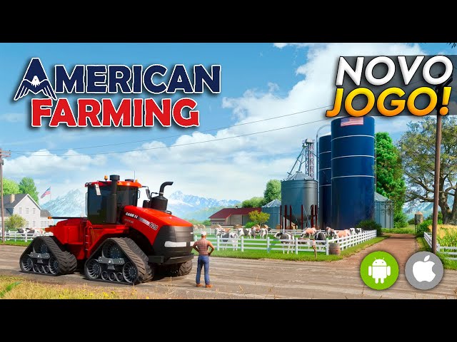 Novo Jogo de Fazenda com Caminhões e Tratores Vida Real para Android -  American Farming 