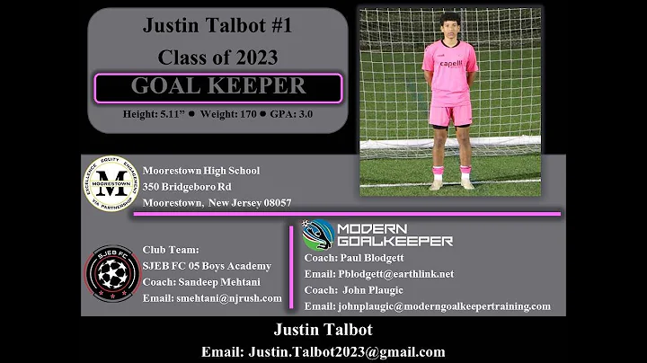 Justin Talbot "Keeper" Class of 2023