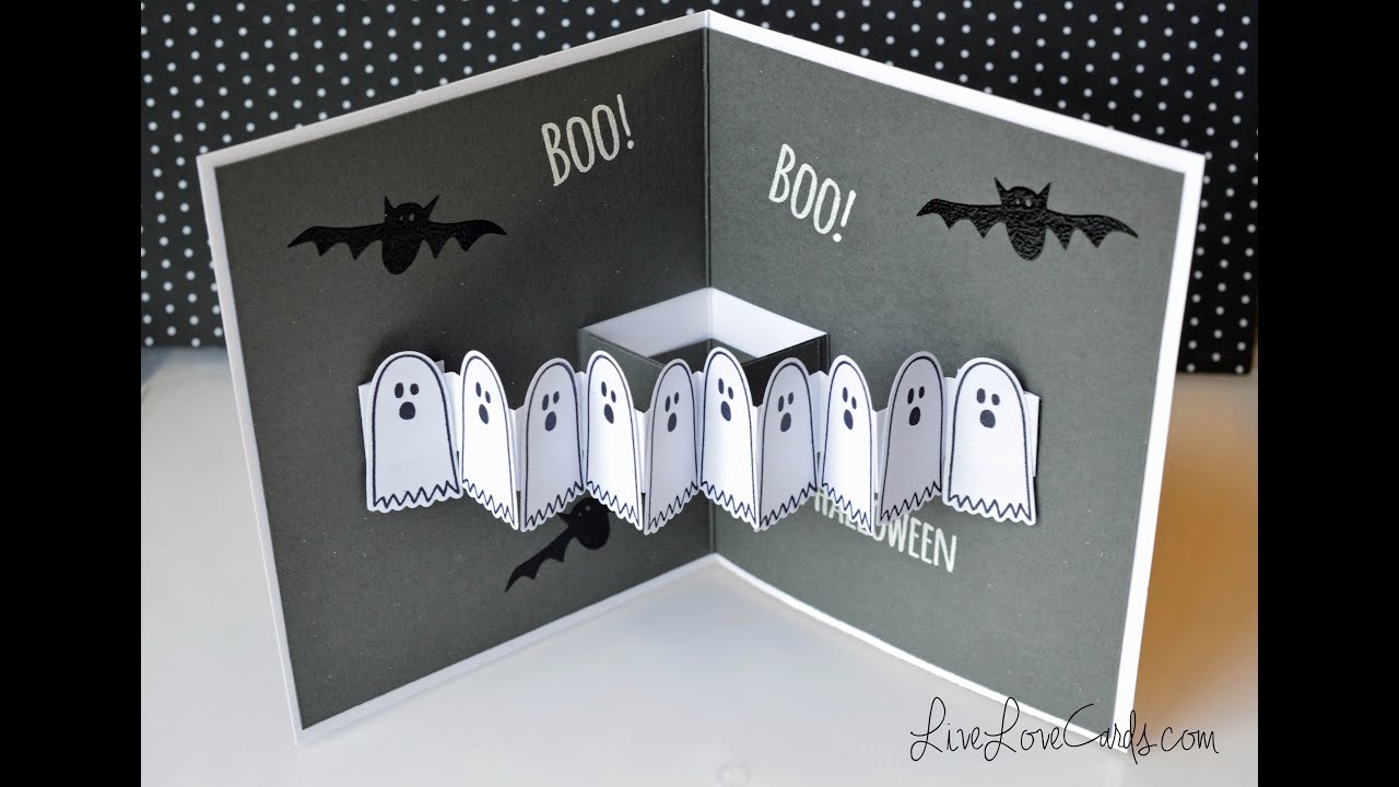 Halloween Ghost Popup Card! - YouTube