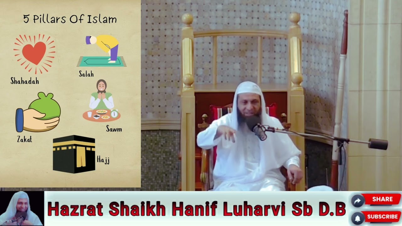 5 pillars of Islam | New Bayan of Hadhrat Shaikh Hanif Luharvi Sb D.B