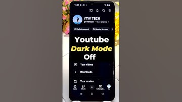 YouTube Dark Mode Off Kaise Kare | Youtube dark mode kaise hataye