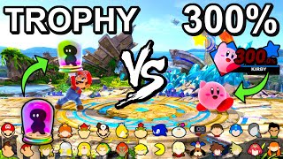 Which Assist Trophy Can K.O. Kirby At 300% ?  Super Smash Bros. Ultimate