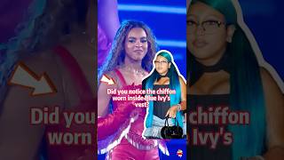 Did You Notice The Chiffon Worn Inside Blue Ivys Vest?